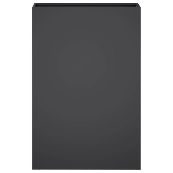 Градинска саксия Черно 40 x 20 x 75 см