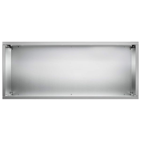 Градинска саксия 2 бр. Сребристо 50 x 20 x 40 см