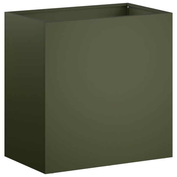Градинска саксия 2 бр. Маслиненозелено 50 x 30 x 40 см