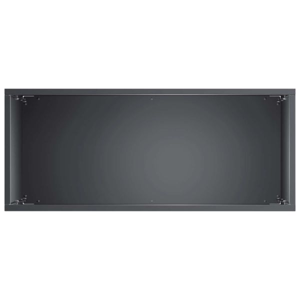 Градинска саксия 2 бр. Антрацит 50 x 20 x 75 см