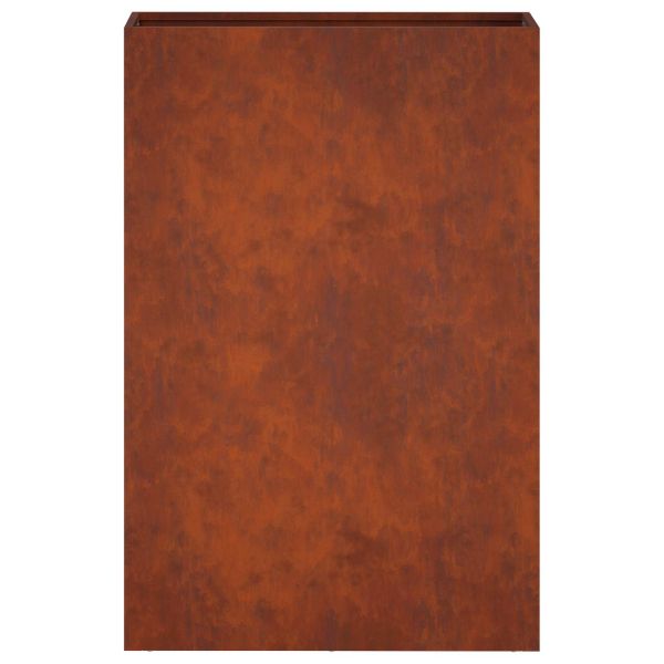 Градинска саксия 2 бр. Ръждясало 50 x 20 x 75 см