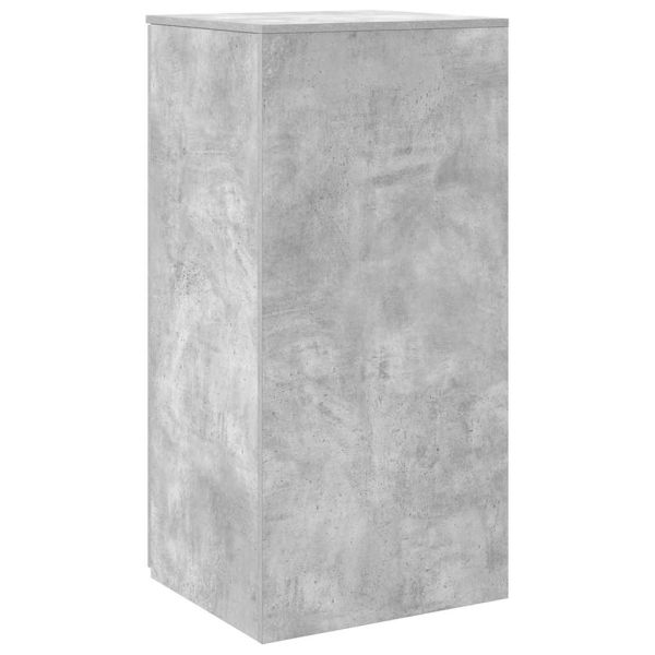 Шкаф за съхранение бетонно сив 50x45x103,5 см инженерно дърво