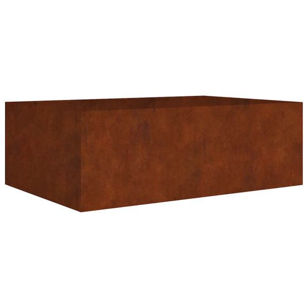 Градинска повдигната леха 120x80x40 см кортенова стомана