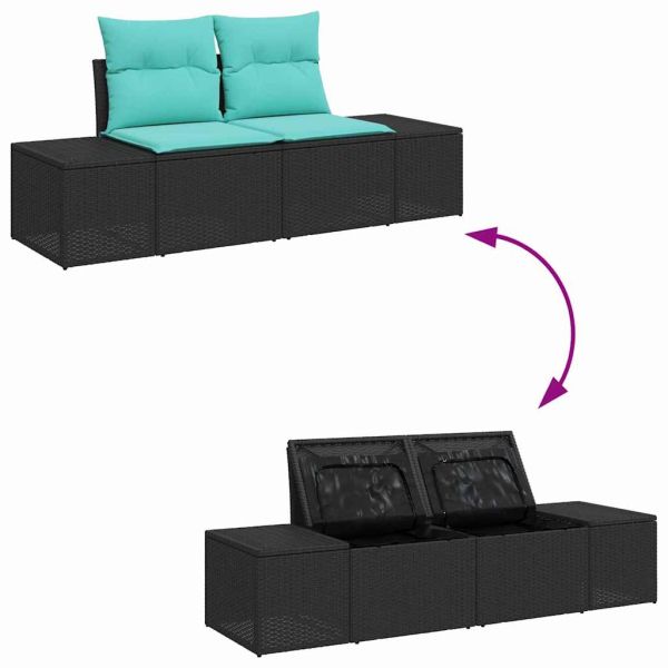 Комплект дивани 4 бр. полиратан