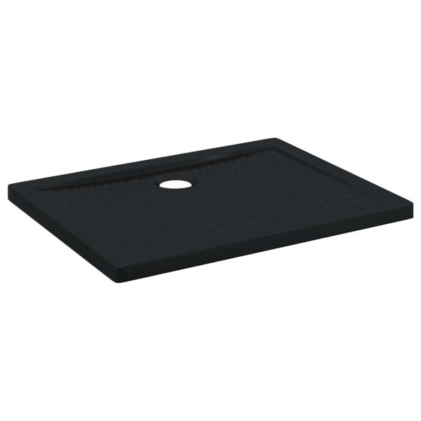 Основен трей за душ с точки 90 x 70 x 4 cm ABS Черно