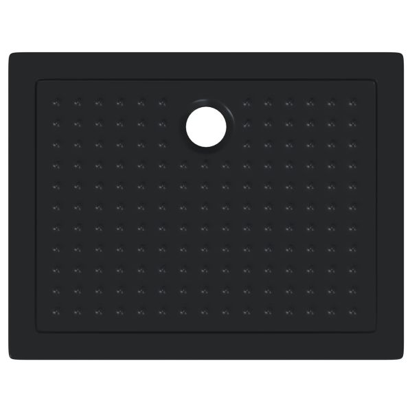 Основен трей за душ с точки 90 x 70 x 4 cm ABS Черно