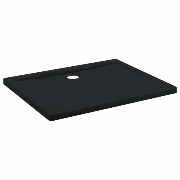Основен трей за душ с точки 100 x 80 x 4 см ABS Черно