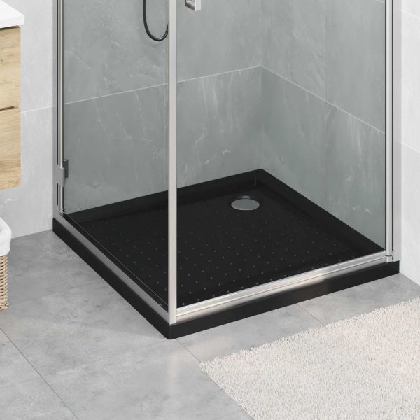 Основен трей за душ с точки 80 x 80 x 4 cm ABS Черно