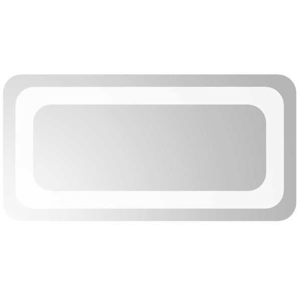 LED огледало за баня Прозрачен 40 x 20 cm закалено стъкло