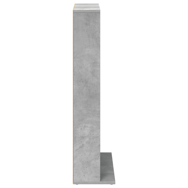Кабинет за CD 2 бр. Бетонно сиво 33 x 23,5 x 97,5 см