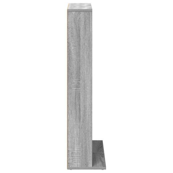 Кабинет за CD 2 бр. Сив Сонома 33 x 23,5 x 97,5 см