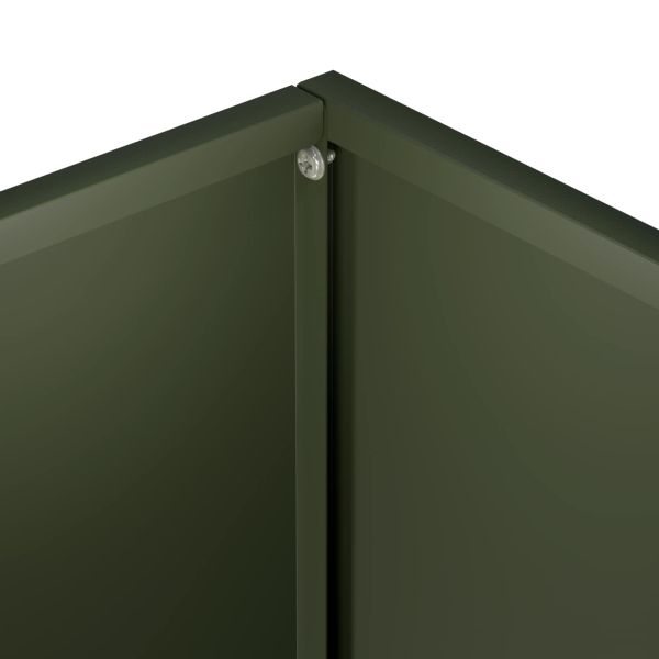 Градинска саксия 2 бр. Маслиненозелено 80 x 30 x 50 см