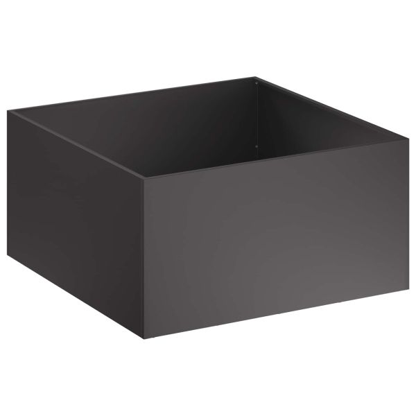 Градинска саксия Черно 60 x 60 x 40 cm