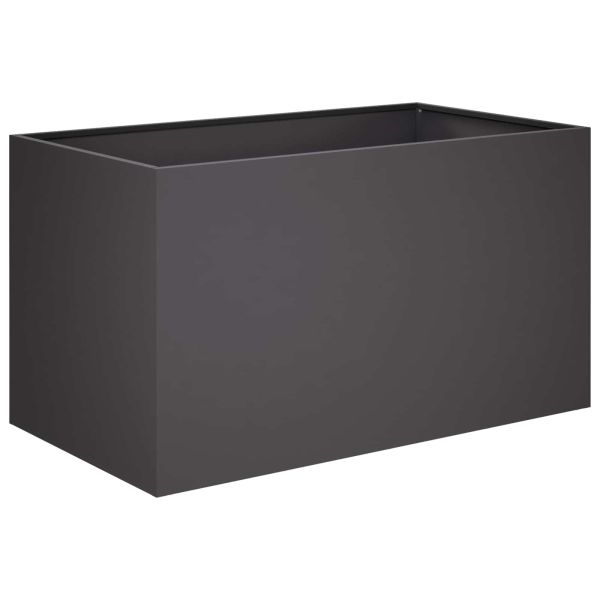 Градинска саксия Черно 80 x 50 x 50 см