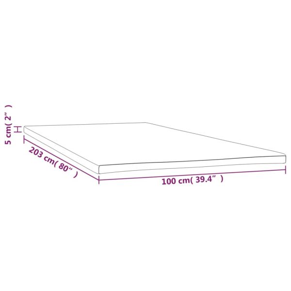 Топ матрак 100x203x5 см Twin XL