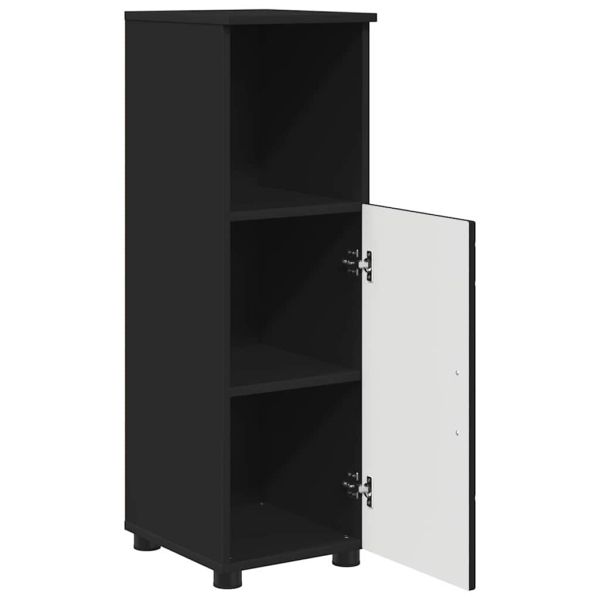 Комплект мебели за баня 3 бр. Черно 61 x 35 x 64 см