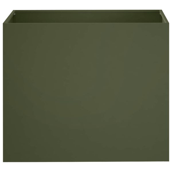 Градинска саксия Маслиненозелено 60 x 40 x 50 cm