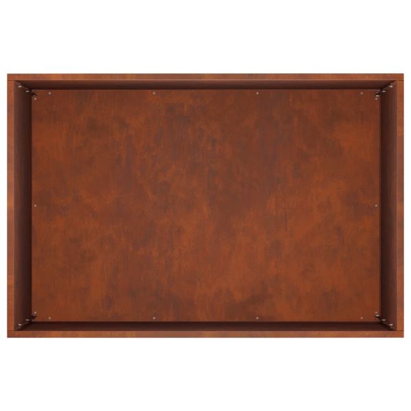 Градинска саксия Ръждясало 60 x 40 x 50 cm Кортенова стомана