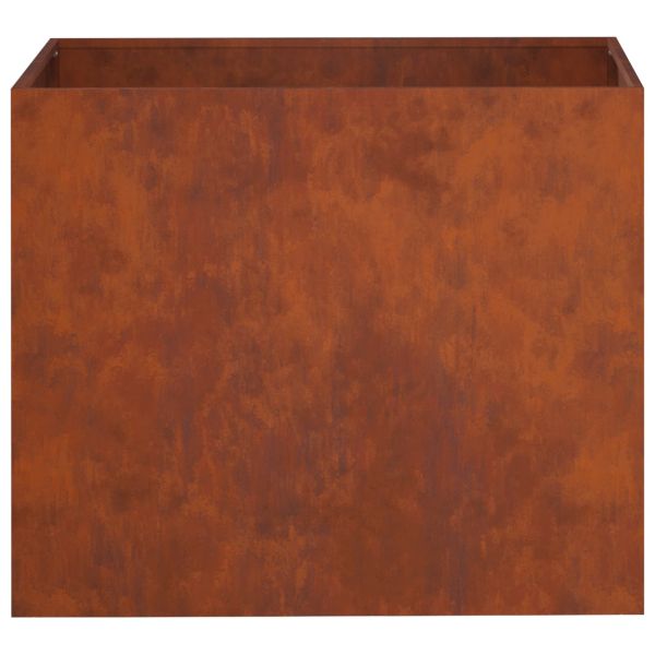 Градинска саксия 2 бр. Ръждясало 50 x 40 x 50 см