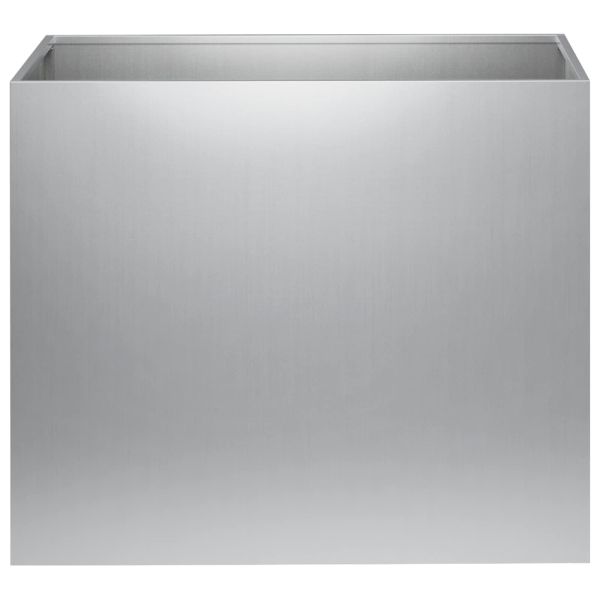 Градинска саксия Сребристо 60 x 40 x 50 cm Поцинкована стомана