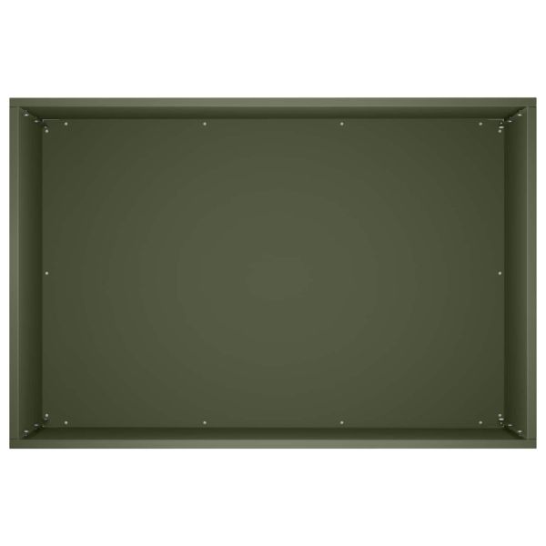 Градинска саксия 2 бр. Маслиненозелено 50 x 40 x 50 см