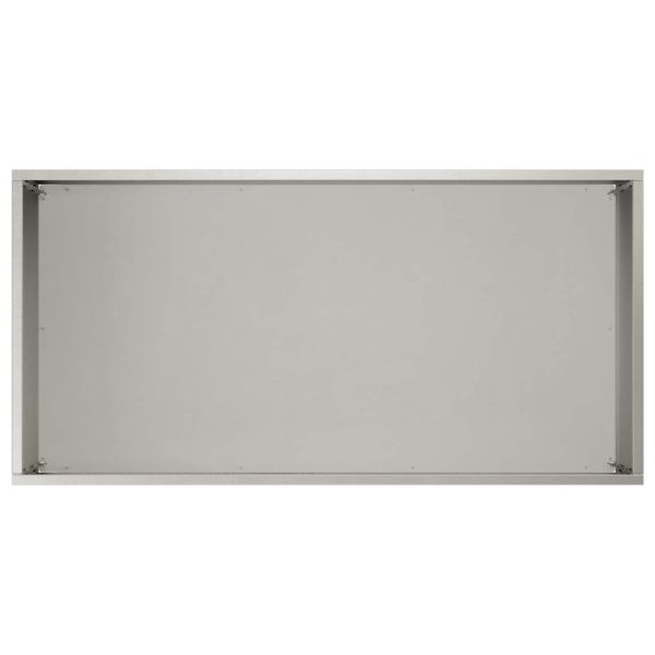 Градинска саксия 2 бр. Сребристо 60 x 30 x 50 см