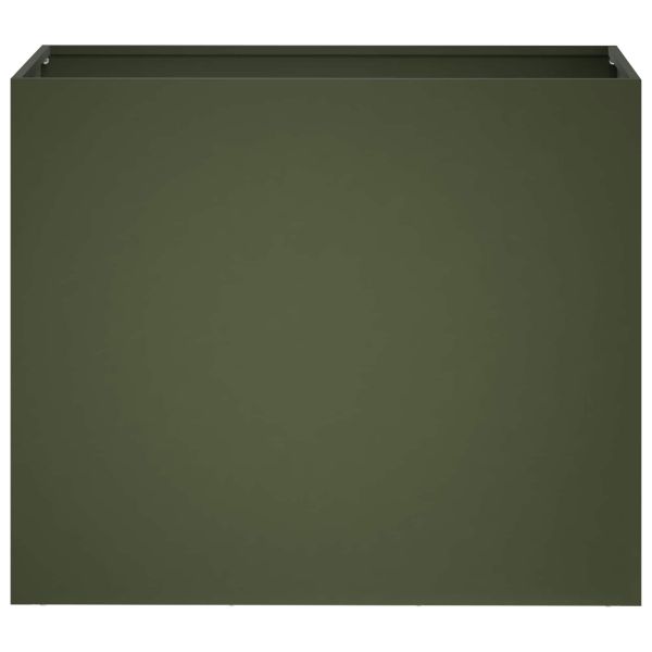 Градинска саксия Маслиненозелено 60 x 30 x 40 см