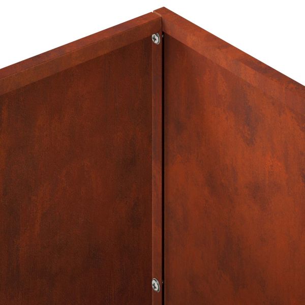 Градинска саксия Ръждясало 60 x 30 x 40 см Кортенова стомана