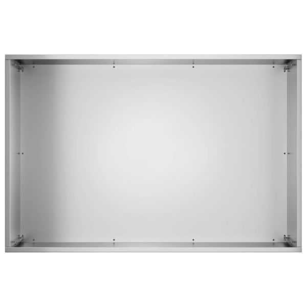 Градинска саксия 2 бр. Сребристо 60 x 40 x 40 см