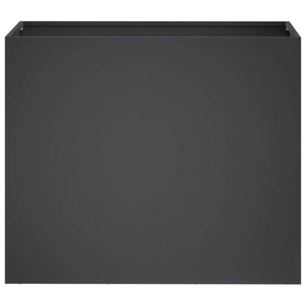 Градинска саксия Черно 60 x 30 x 50 см