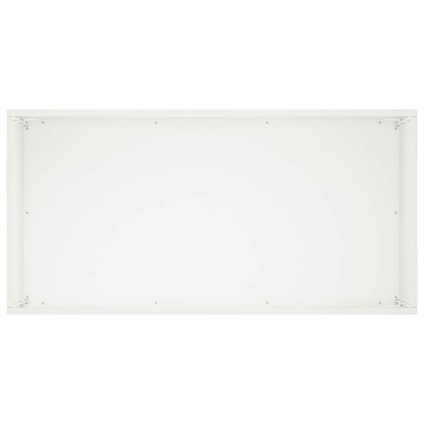 Градинска саксия 2 бр. Бяло 60 x 30 x 40 см