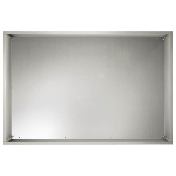 Градинска саксия 2 бр. Сребристо 50 x 40 x 40 см