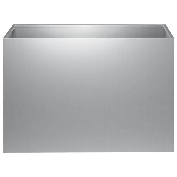 Градинска саксия Сребристо 60 x 40 x 40 см Поцинкована стомана