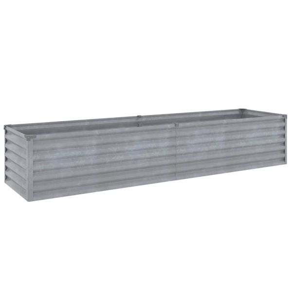 Повдигната градинска леха 194x50x36 см, кортенова стомана