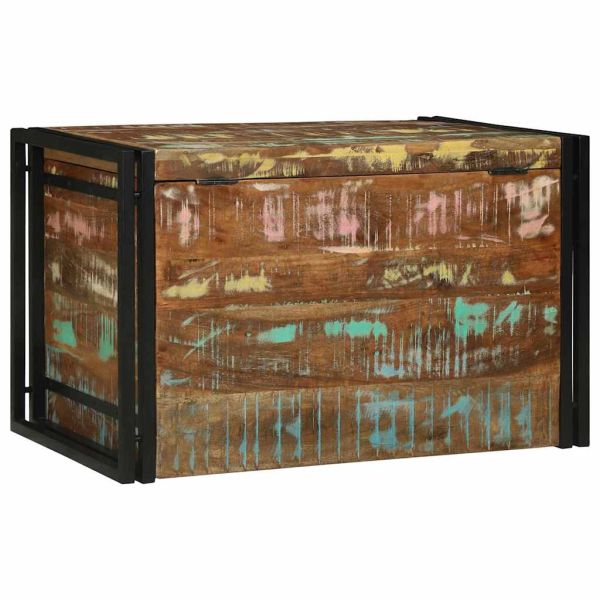 Кутия за съхранение 80 x 50 x 50 см регенерирано дърво