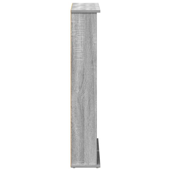 Кабинет за CD 2 бр. Сив Сонома 60 x 17 x 92 см