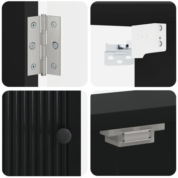 Кабинет за дартборд EDE Черно 52,5 x 10,5 x 53,5 см