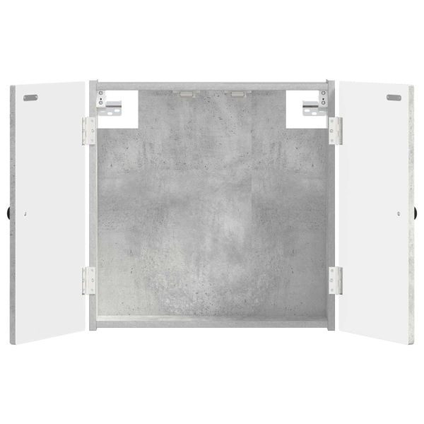Кабинет за дартборд EDE Бетонно сиво 52,5 x 10,5 x 53,5 см