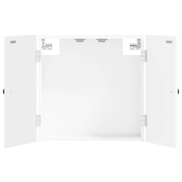 Кабинет за дартборд EDE Бял гланц 52,5 x 10,5 x 53,5 см