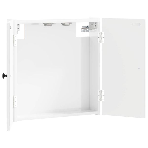 Кабинет за дартборд EDE Бял гланц 52,5 x 10,5 x 53,5 см