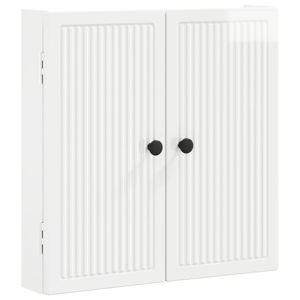 Кабинет за дартборд EDE Бял гланц 52,5 x 10,5 x 53,5 см