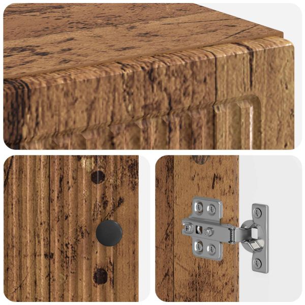 Тоалетна Шкаф EDE Старо дърво 66 x 25,5 x 190 см