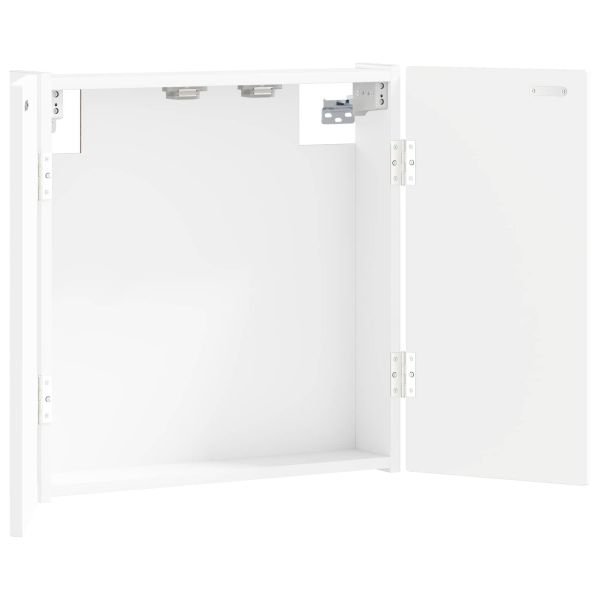 Кабинет за дартборд ALKMAAR Бяло 52,5 x 10,5 x 53,5 см