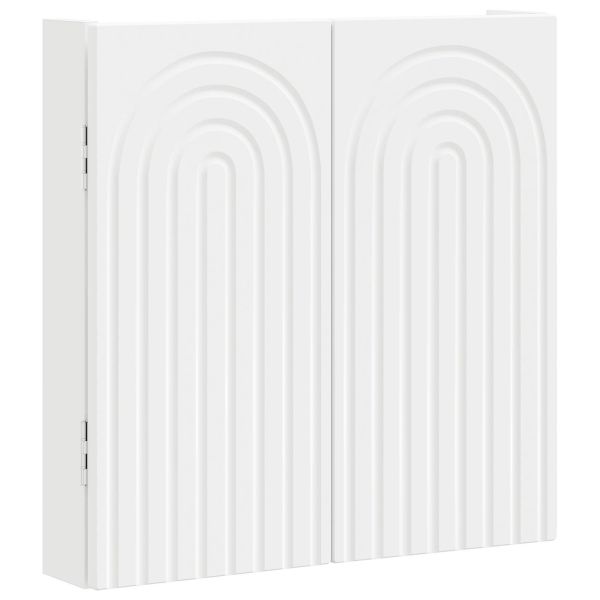 Кабинет за дартборд ALKMAAR Бяло 52,5 x 10,5 x 53,5 см
