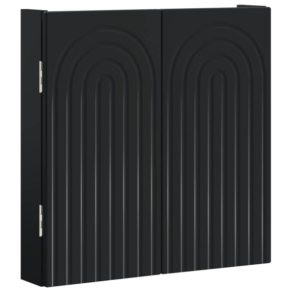 Кабинет за дартборд ALKMAAR Черно 52,5 x 10,5 x 53,5 см