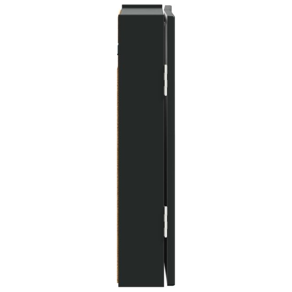 Кабинет за дартборд ALKMAAR Черно 52,5 x 10,5 x 53,5 см