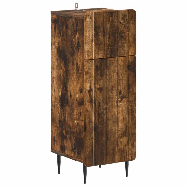 Шкаф за баня ZWOLLE Опушен дъб 30 x 31 x 79,5 см