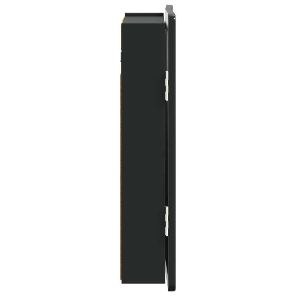 Кабинет за дартборд ZWOLLE Черно 52,5 x 10,5 x 57,5 см