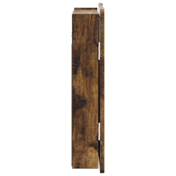 Кабинет за дартборд ZWOLLE Опушен дъб 52,5 x 10,5 x 57,5 см