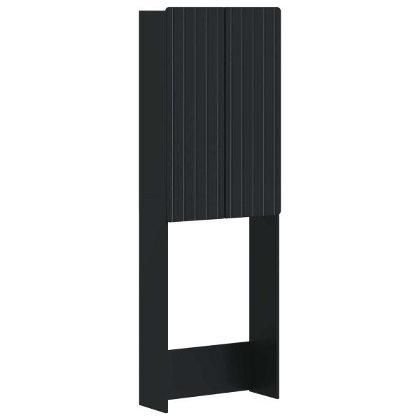 Тоалетна Шкаф ZWOLLE Черно 66 x 25,5 x 190 см